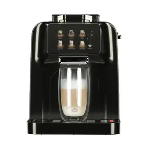 One Touch Coffee Making Commercial Espresso Coffee Machine With Refrigerated Milk Function