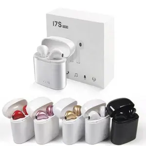 I7 TWS I7S Earphone & Headphone Nirkabel, Ponsel Olahraga Mini Di Telinga dengan Casing Dudukan Pengisi Daya