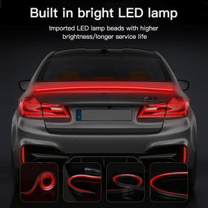 Luz LED para Alerón Trasero de Coche, Tira de Fibra de Carbono para Parachoques Trasero, Alerón de Techo, Luz de Freno Trasera para Maletero de Automóvil - Product Image 5