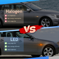 Clignotants électroniques de lumière de LED de Shenzhen pour le kit de corps d'accessoires de BMW E46 1998-2001