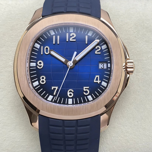 Reloj Mecánico de Lujo, Super Calidad, Resistente al Agua, 40mm, Fábrica DDF, Movimiento ETA 330, 5167, Peso 113g, Oro Rosa, Azul, PP - Product Image 1