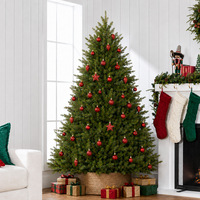 Lot de 50 boules de Noël décorées d'étoiles – Ornements pour sapin de Noël, idéales pour les fêtes, couronnes et guirlandes