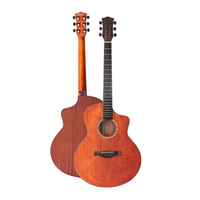 41-Inch Acoustic Guitar with 6 Strings Spruce Solidwood Beginner's Good Quality Factory Direct Sales OEM Accepted