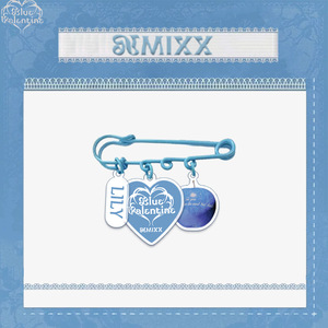 6CM Kpop NMIXX Blue Valentine Comeback Album Broches de hojalata Sullyoon Bae Jiwoo Haewon Ins <span class=keywords><strong>Style</strong></span> Pins Bolsa Accesorios de ropa - Product Image 4