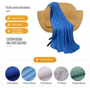 Oem ODM tùy chỉnh siêu mềm màu soild flannel tua ném Chăn với Pompom rìa - Product Image 3