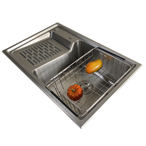 Fregadero <span class=keywords><strong>de</strong></span> <span class=keywords><strong>acero</strong></span> <span class=keywords><strong>inoxidable</strong></span> con acabado cepillado, fregadero <span class=keywords><strong>de</strong></span> utilidad, instalación <span class=keywords><strong>de</strong></span> montaje superior, fregadero <span class=keywords><strong>de</strong></span> lavandería <span class=keywords><strong>para</strong></span> lavar <span class=keywords><strong>ropa</strong></span> - Product Image 3