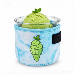 Funda de Neopreno Personalizada para Tarrina de Helado de 24 oz, Funda para Contenedor de Pinta con Impresión Personalizada para <span class=keywords><strong>Ben</strong></span> and Jerry's, Haagen Dazs - Product Image 1