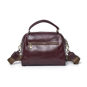 Sac à main pour femme en cuir de vachette souple haut de gamme, couche supérieure personnalisée, cuir épais résistant à l'usure, luxe, imperméable, fermeture éclair écologique - Product Image 2