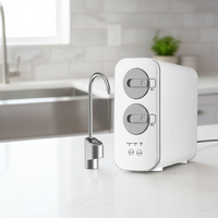 Système d'osmose inverse sans réservoir sous évier personnalisé OEM, 5 étapes, purificateur d'eau alcaline, robinet électrique intelligent pour la maison