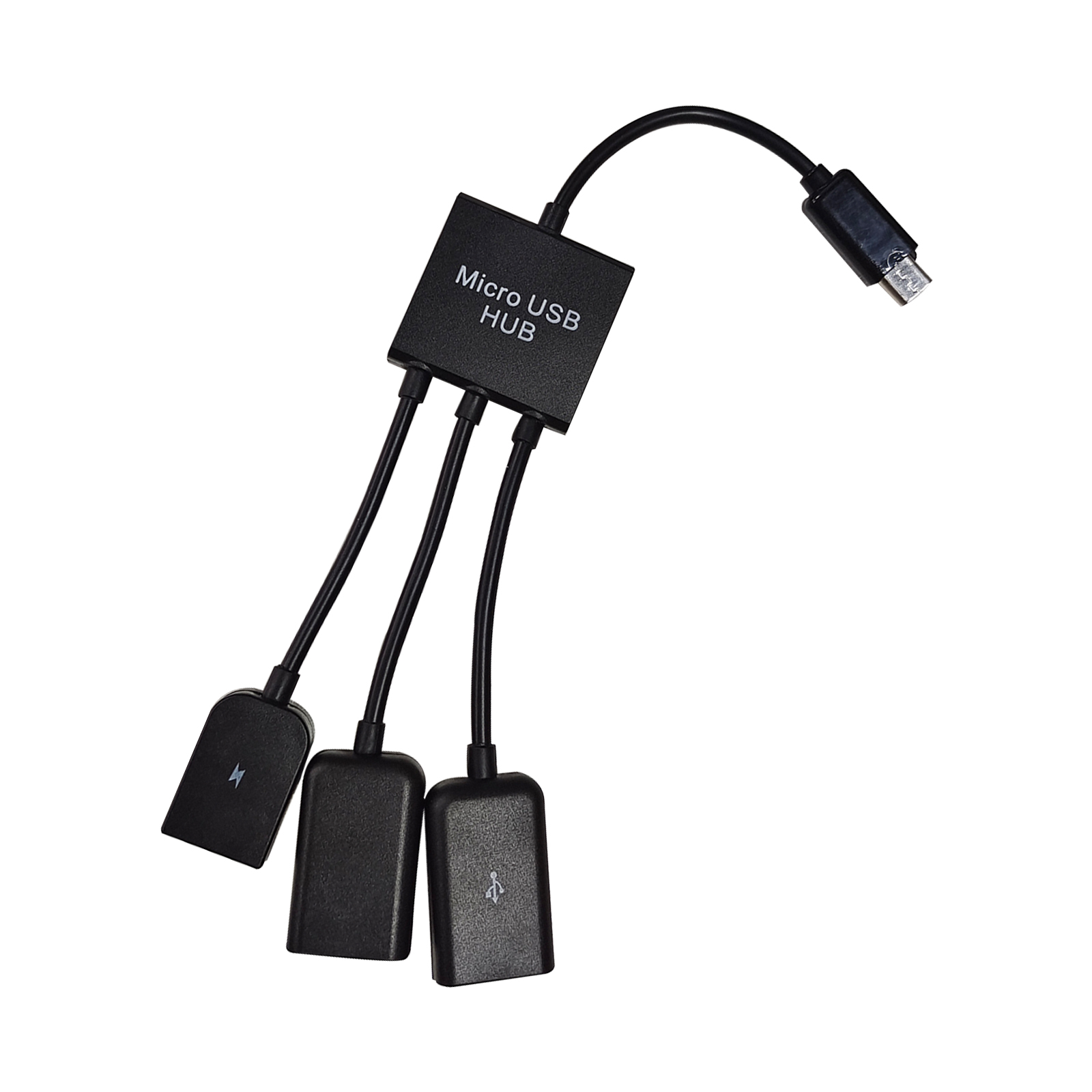 Micro USB HUB OTG 1 to 3 cable