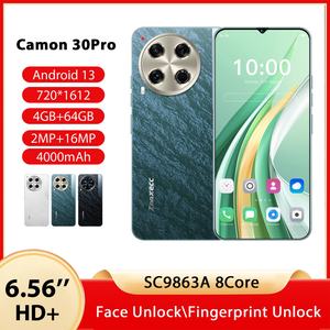 ZNNXECC Camon 30Pro 4+64G Smartphone Android certifié Google, écran HD 6,6 pouces, processeur Octa Core, 4G, double carte SIM, résolution d'écran HD, allemand - Product Image 4