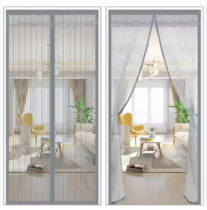 Mosquitera Magnética Moderna con Cierre Automático, Fácil de Instalar, Resistente a Insectos, Material de Poliéster, <span class=keywords><strong>Cortinas</strong></span> <span class=keywords><strong>Antimosquitos</strong></span> para Verano - Product Image 5