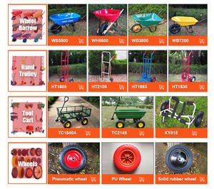 Brouette de roue de revêtement de puissance WB620222, brouette en métal - Product Image 6