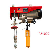 Treuil électrique silencieux ROHO Mini 220V PA600 à câble métallique, capacité de levage de 100 kg à 1000 kg, hauteur de 12 m, personnalisable pour entrepôt