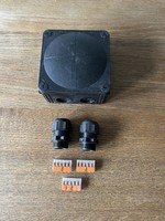 1 Brand New Original Item Plc Wiska Box 607 110x110 2 X Plastic Gland 25mm 3 Connector 5way Product