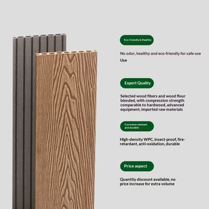 Plancher en WPC pour <span class=keywords><strong>terrasse</strong></span> extérieure, décoration de jardin, résistant à l'eau, à la corrosion, durable, respectueux de l'environnement, haute résistance à la charge - Product Image 3