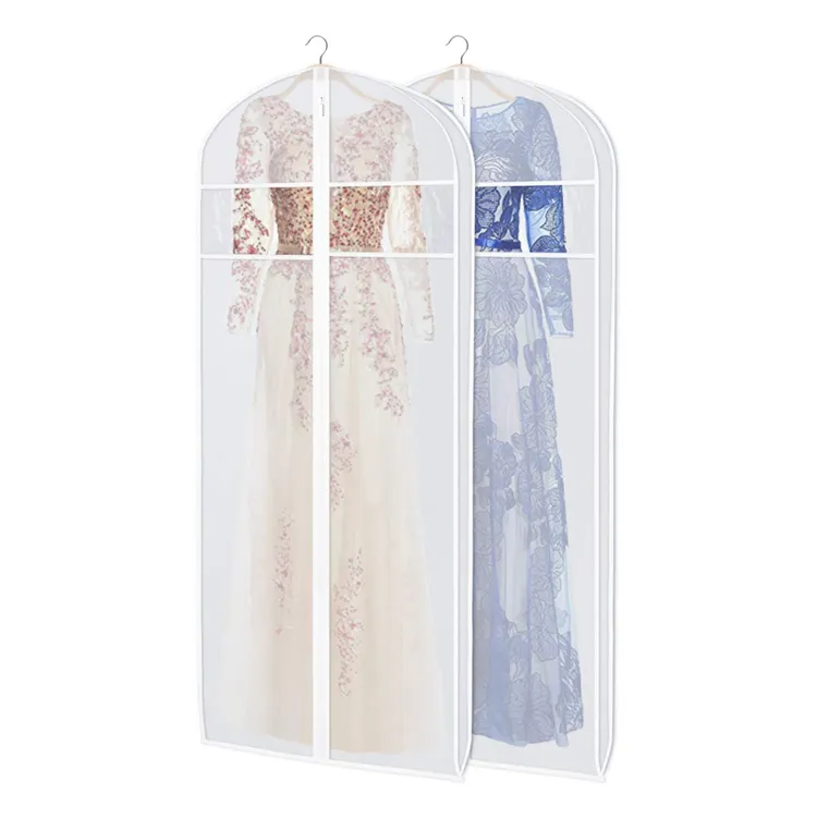 Fashion Suit Garment BagとClear Window Vinyl Suit Cover Dust防水PEVA Garment Bag