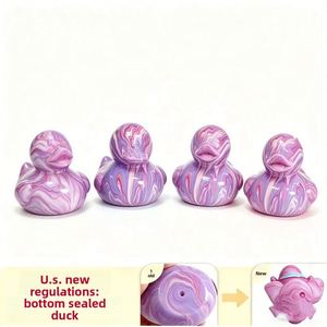 New Fluid Decorative Plastic Duck Decompression Ornaments Sand Playing Tool Creative Children's Water Play <b>Bath</b> Toys - Product Image 2