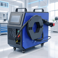 Nettoyeur laser à impulsions professionnel 200W 300W pour l'élimination de la rouille industrielle avec système de refroidissement par air