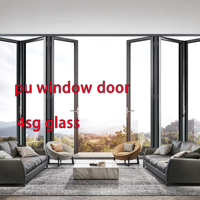 Fournisseur de fenêtres en PU, porte isolée en polyuréthane sur mesure, résistante à la corrosion, résistante aux températures élevées et basses, porte en PU