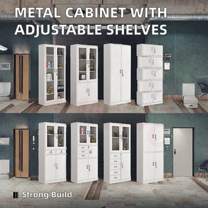 Высококачественный современный складной металлический шкаф для документов из холоднокатаной стали с порошковым покрытием, устойчивый к ржавчине, для мастерских и использования на улице - Product Image 5
