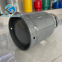 Bouteille de gaz GPL en acier de 9 kg et 21,6 L personnalisée pour la cuisine domestique et le camping portable en Afrique du Sud
