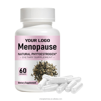 Extrait de racine de cohosh noir OEM, complément alimentaire pour la santé de la ménopause, capsule de cohosh noir pour femmes