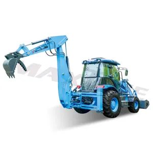 construction work 3-6ton mini loader heavy duty 5 tons 3cx 4cx small hydraulic backhoe loader with tipping bucket