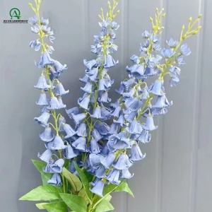 <span class=keywords><strong>Campanula</strong></span> Artificiale in Seta a Stelo Lungo, Bouquet Floreale Bianco per Decorazioni Casa, Matrimoni, Feste, San Valentino, Vacanze, Vasi da Tavola - Product Image 4