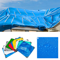 Bâche laminée occultante multi-usage écologique, robuste et imperméable en polyéthylène pour abri de toit et stockage extérieur