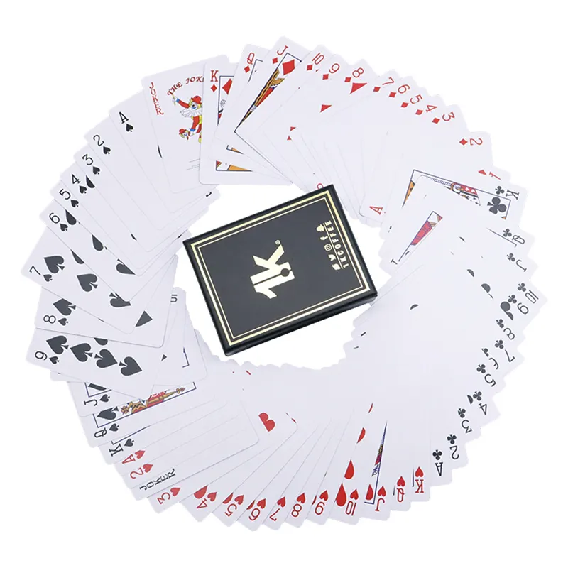 Wholesale 100% Pvc Waterproof Poker Card Deck Plastic Magic Show Durable Playing Cards Both Sides Custom Playing Cards