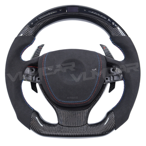 Volante de fibra de carbono con pantalla LED personalizada privada para <span class=keywords><strong>BMW</strong></span> <span class=keywords><strong>Serie</strong></span> <span class=keywords><strong>5</strong></span> F10/F18/con paletas de cambio - Product Image 1