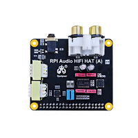 Carte son HIFI GNLing Raspberry Pi 5 PCM5122 I2S DAC, extension prenant en charge les séries Raspberry Pi 4/3/Zero, en stock