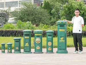 Cabine téléphonique rétro en métal de couleur personnalisée cabine téléphonique boîte aux lettres panneau chaise magasin de vêtements décorer cabine téléphonique de Londres - Product Image 3