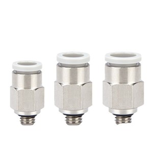 Conector Neumático Qingze KJH04 06 M3 M5 M6 01S, Conexiones Rápidas de Cobre - Product Image 2