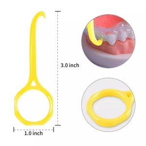 Extractor de dientes, <span class=keywords><strong>pegamento</strong></span> de presión de <span class=keywords><strong>un</strong></span> solo uso, juego de cepillos pequeños, gancho para prótesis dentales, gancho para cepillado de prótesis dentales - Product Image 2