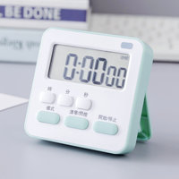 Minuteur de cuisine numérique électronique multifonctionnel à LED clignotante et à vibration, en plastique acrylique magnétique puissant pour réfrigérateur