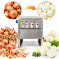 Machine à peler les oignons secs pour applications professionnelles de transformation des légumes