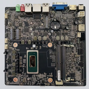 Carte mère TOPC Mini-ITX avec processeur intégré <span class=keywords><strong>Meteor</strong></span>/Arrow <span class=keywords><strong>Lake</strong></span> Ultra 5/7/9, double DDR5, double 2M.2, double LAN, terminal POS multi-écrans, nouvelle - Product Image 1