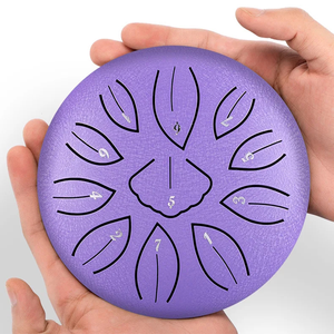 Tambor de Lengüeta de Acero de 6 Pulgadas y 11 Notas en Clave de Do, Venta al por Mayor OEM, Percusión Handpan, Fácil de Tocar, Regalo para Adultos y Principiantes - Product Image 1