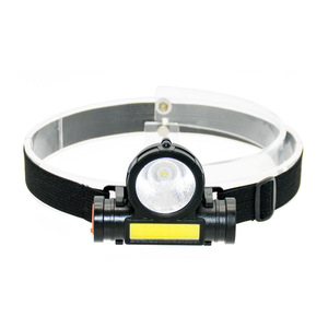 Lampe frontale LED XPE COB rechargeable 2000 mAh avec bandeau réglable pour la pêche, le cyclisme et la course à pied - Product Image 4