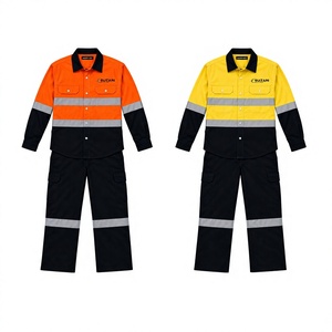 Overol de Trabajo de Algodón con Logotipo Personalizado al por Mayor, Azul, Impermeable, Antibacteriano, Uniforme para Trabajadores de la Construcción, con Característica Antiestática - Product Image 5