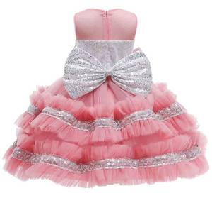 Vestidos de Encaje para Niñas, para Fiestas, Bodas, Navidad, al por Mayor, HP KGCD-010 - Product Image 5
