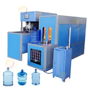 Máquina de moldeo por soplado semiautomática de segunda mano, 5 galones, 10l, 20l, botella para mascotas, contenedor de plástico