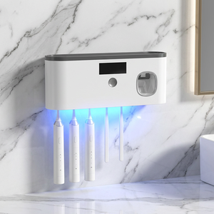 <span class=keywords><strong>Stérilisateur</strong></span> de brosses à dents automatique mural portable avec logo personnalisé, élimination de 99,9 % des bactéries, idéal pour les hôtels, les familles et les salles de bain - Product Image 1