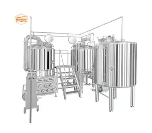 500l 5bbl 3-vessl Máquina para hacer cerveza Sistema de cervecería artesanal Equipo de elaboración de cerveza industrial llave en mano