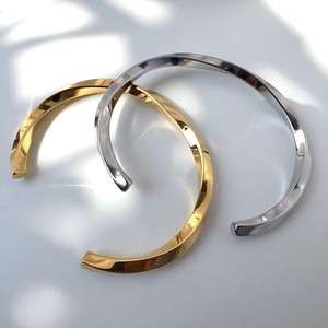 אביזר אופנה נירוסטה כסף מצופה זהב מתכווננת בצורת mobius <span class=keywords><strong>cuff</strong></span> - Product Image 2