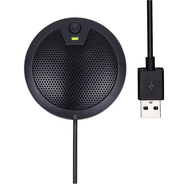 USB Desktop Microphone for PC Laptop Web Conferencing Net Meeting Game Live Mike Mic