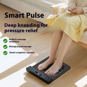 Masseur de pieds pliable à micro-courant et fonction musicale Comfort Pad pour la santé à domicile – Appareil de thérapie transfrontalier pour le bien-être des pieds - Product Image 2