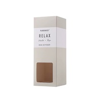 Boîtes d'emballage en carton recyclables personnalisées Poignée de revêtement UV Options de couleur pour cosmétiques et diffuseur de roseaux